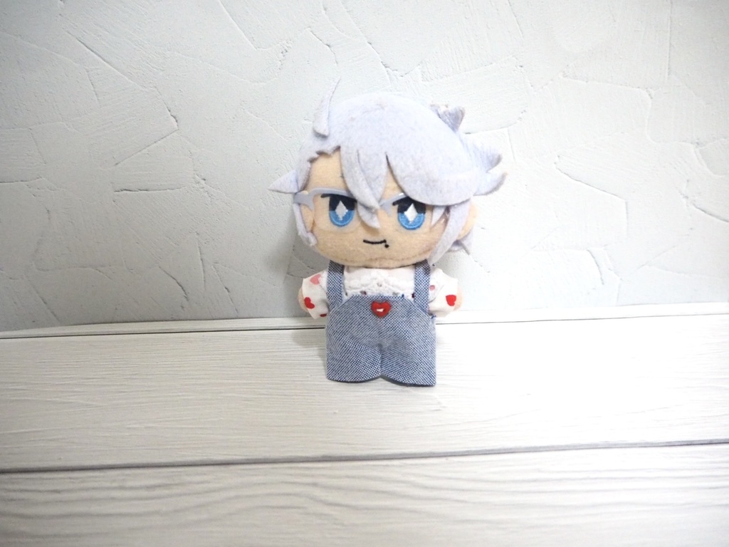 ハートのシャツ サロペット