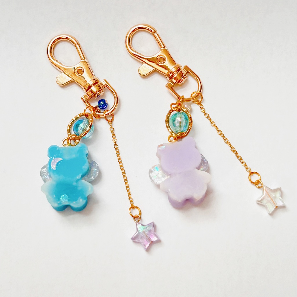 星空のくま キーホルダー