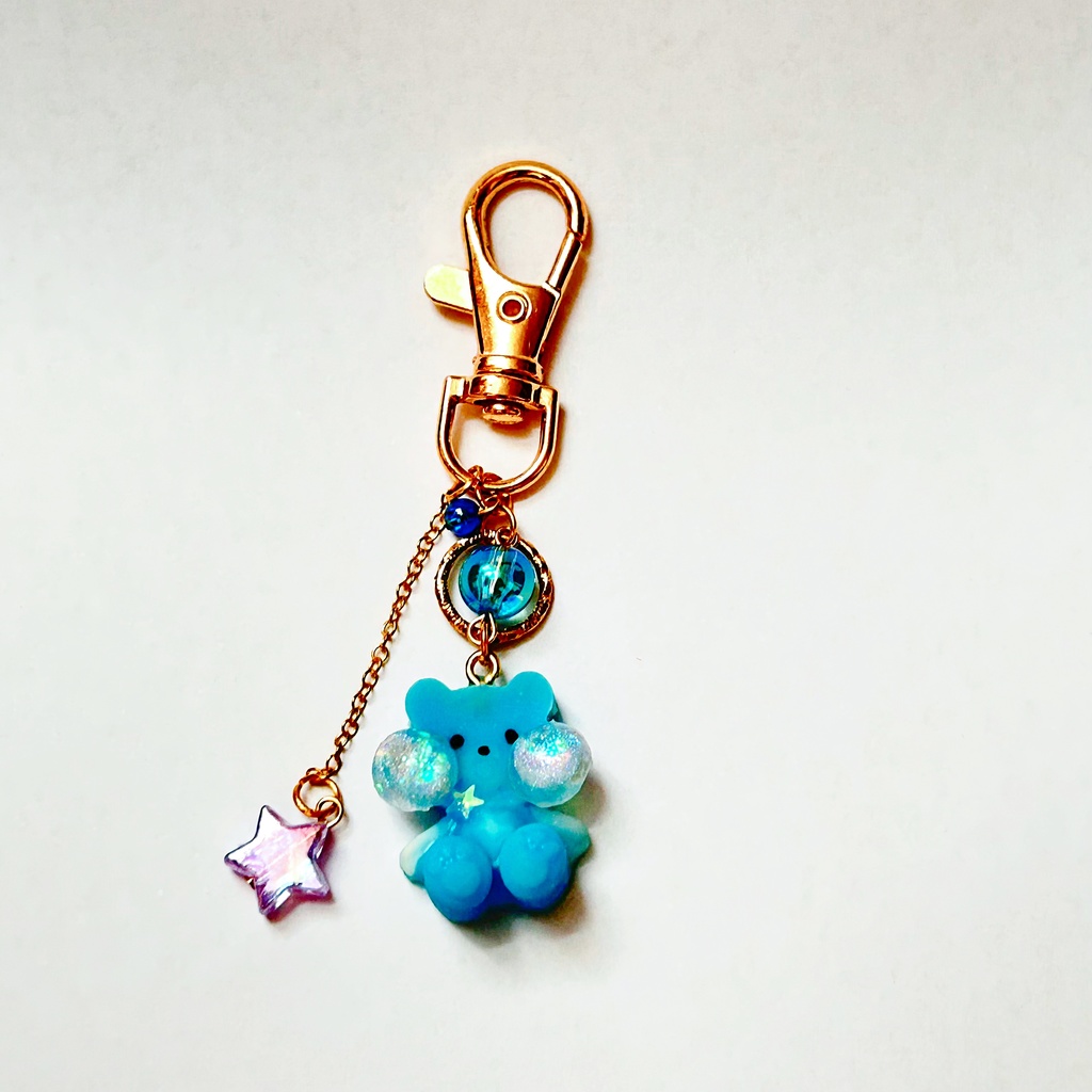 星空のくま キーホルダー