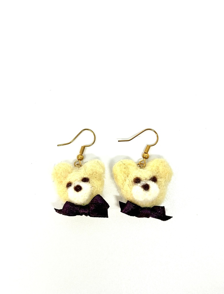 ぬい活 くまピアス