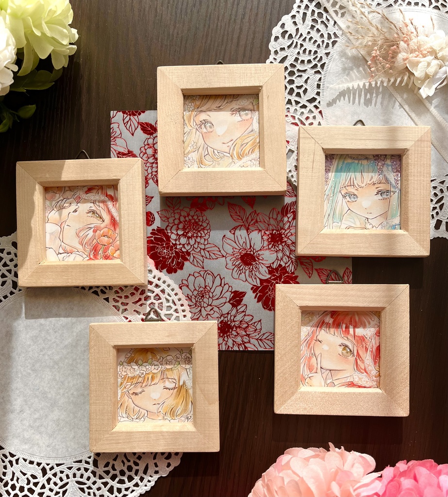 花とレースと春風と