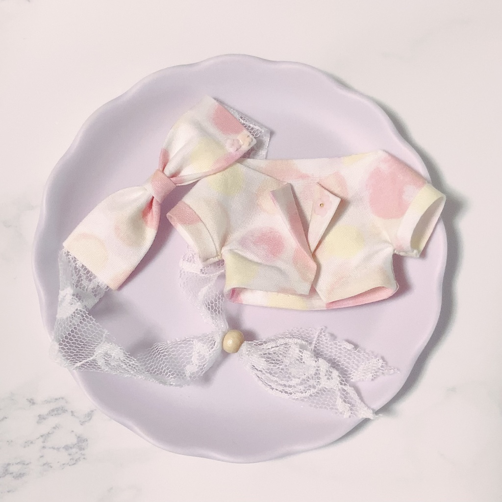 涼しげシャツ&リボンヘアバンド