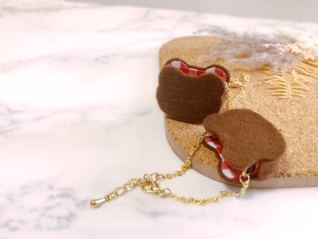 くま・うさぎポシェット