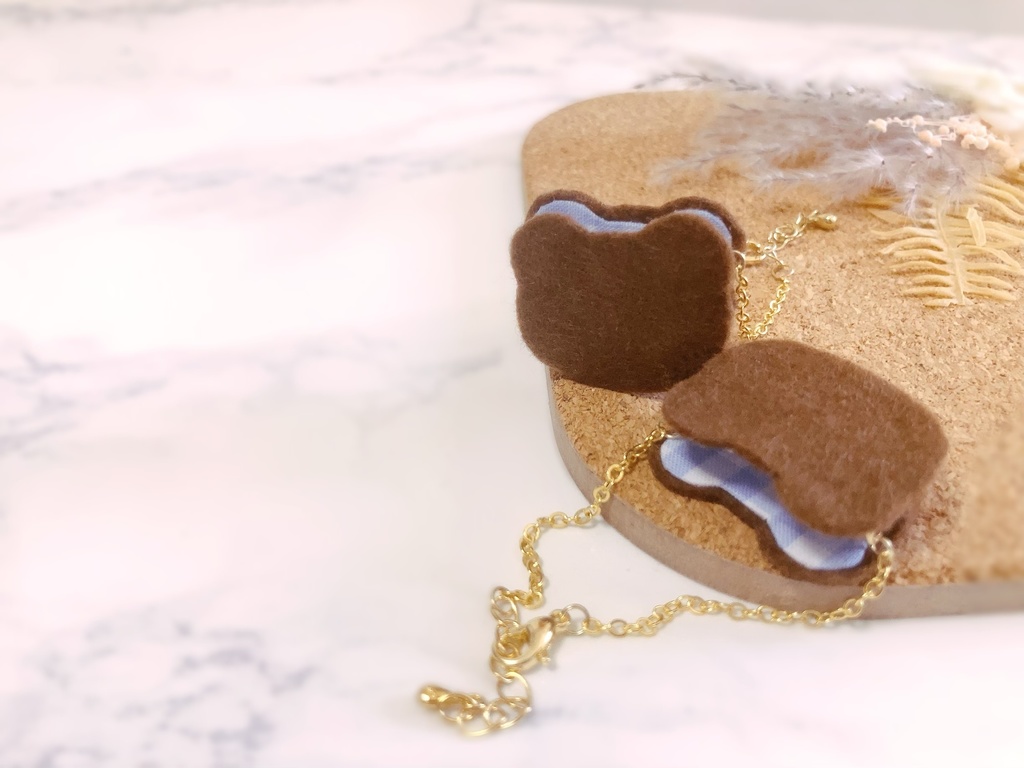 くま・うさぎポシェット