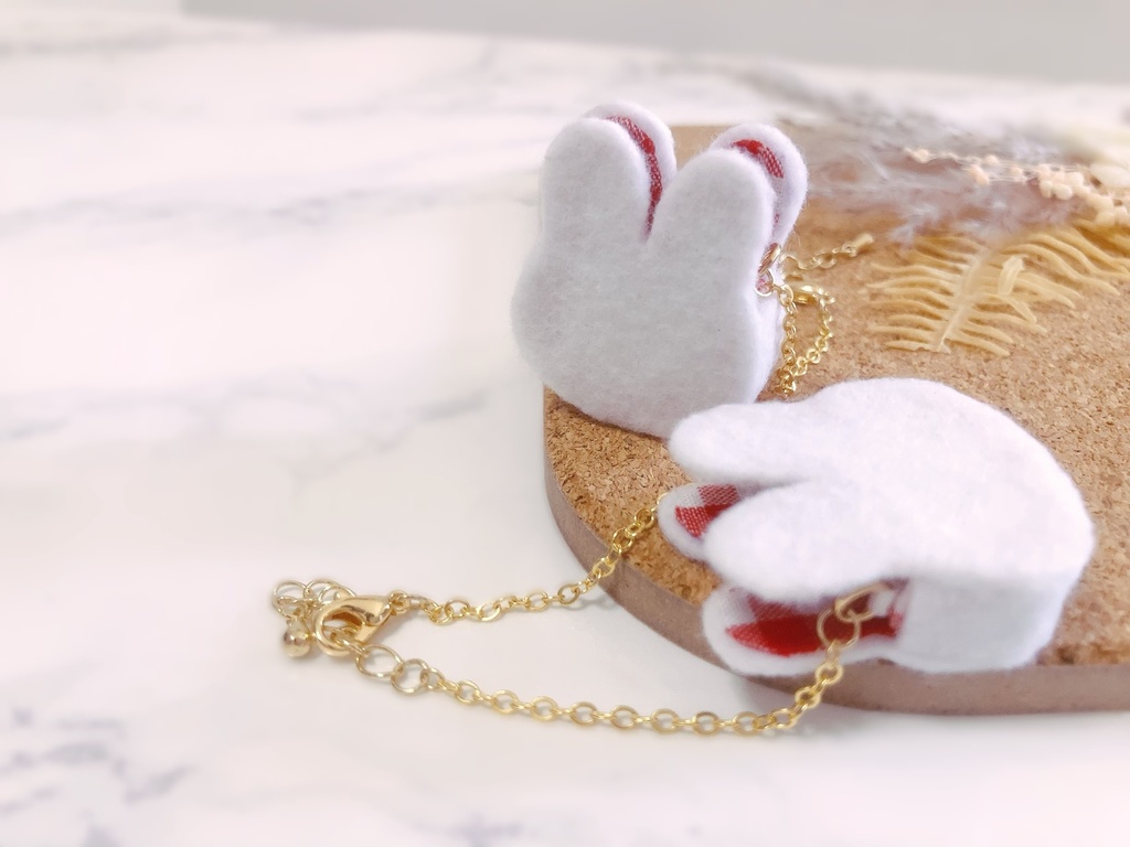 くま・うさぎポシェット