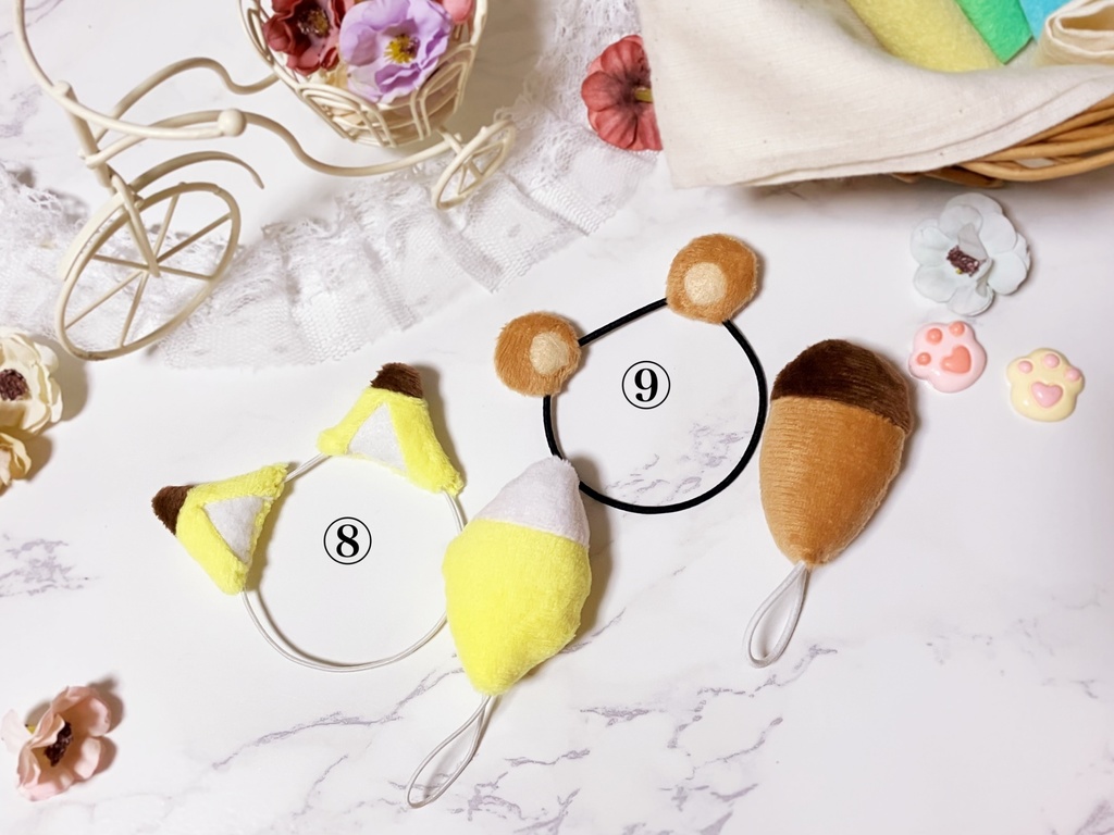 動物さんのお耳&尻尾セット