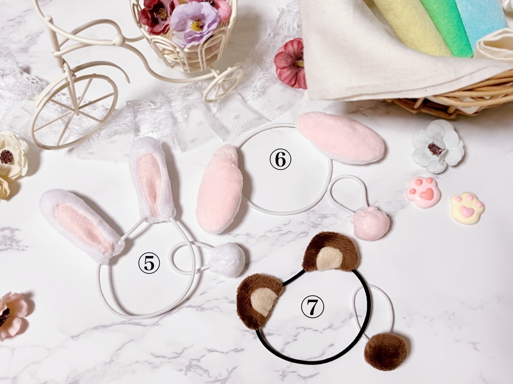 動物さんのお耳&尻尾セット