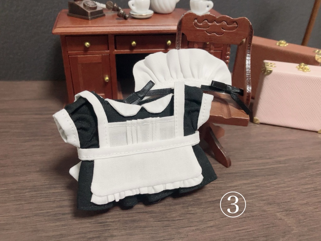 ちびぐるみ用/坊ちゃん服&メイド服