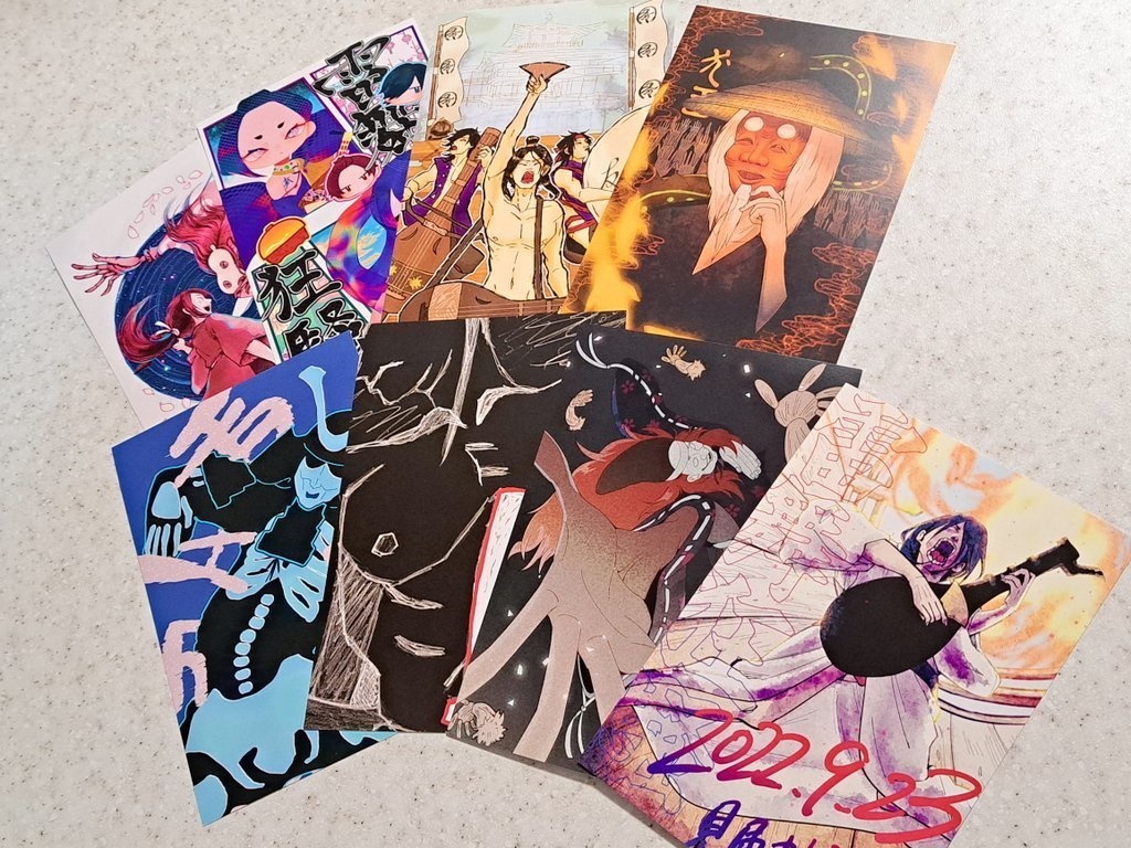 カウントダウンイラスト・ポストカードセット