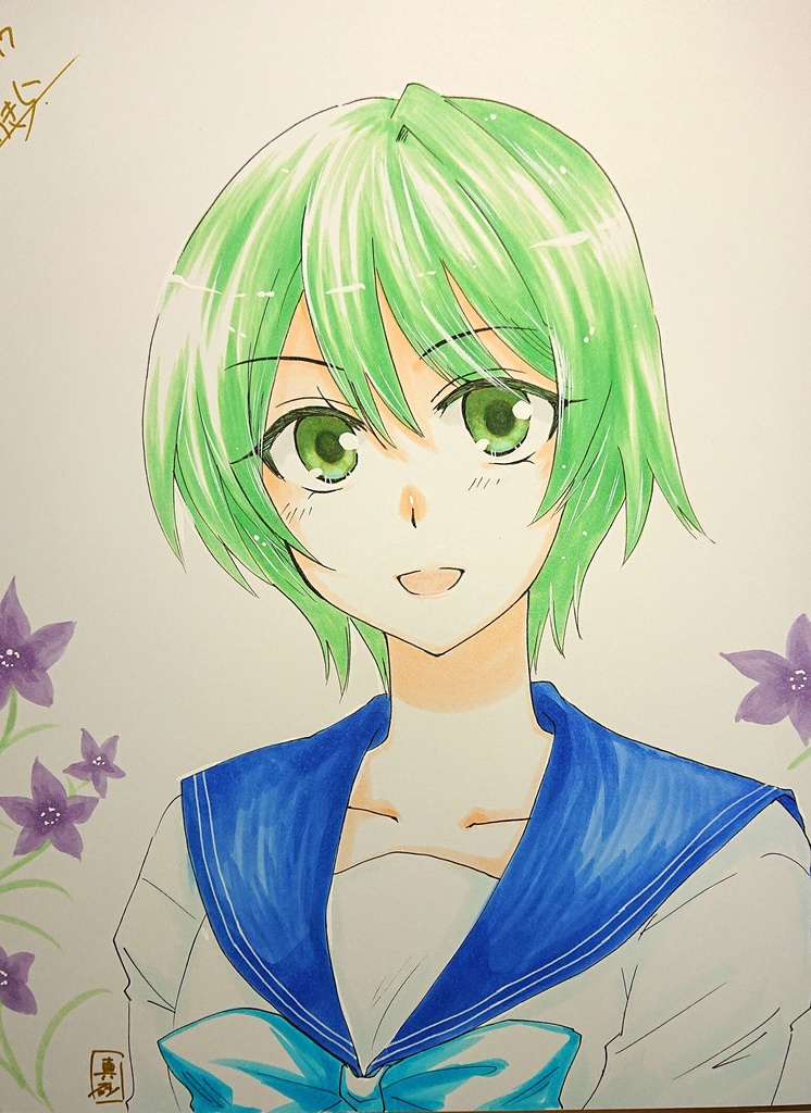 オリジナル色紙