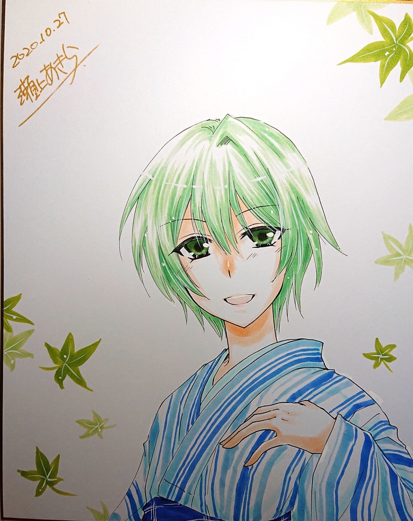 オリジナル色紙