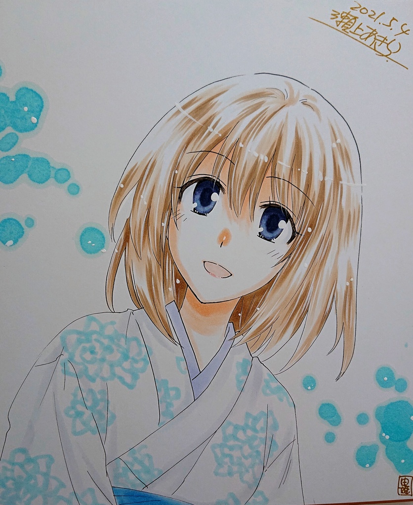 オリジナル色紙