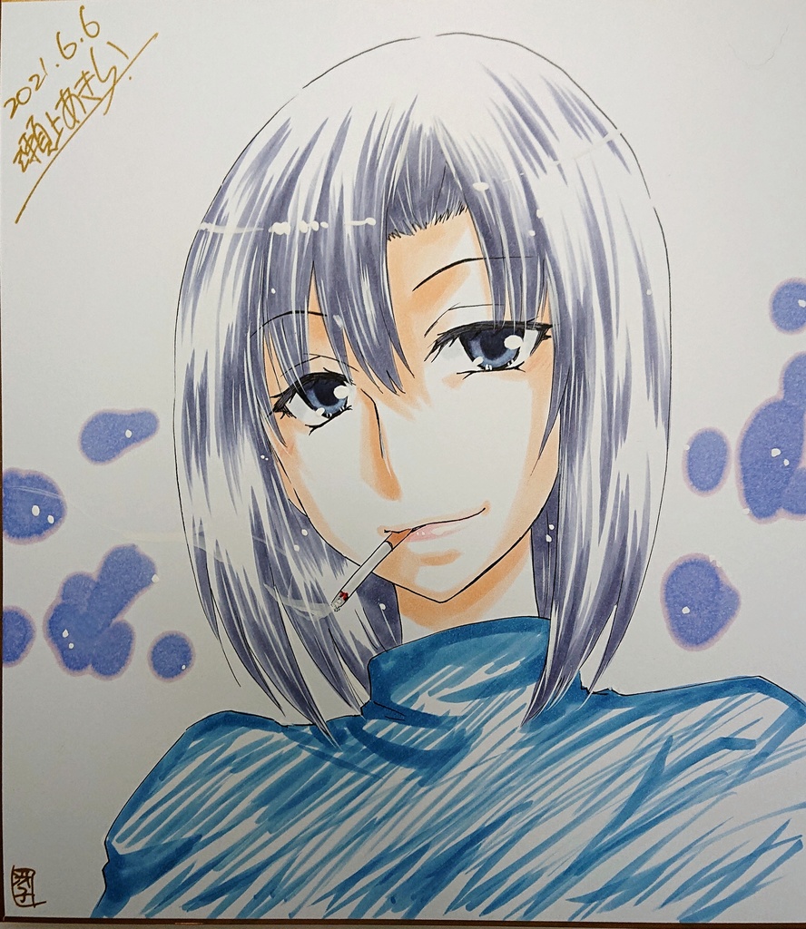 オリジナル色紙