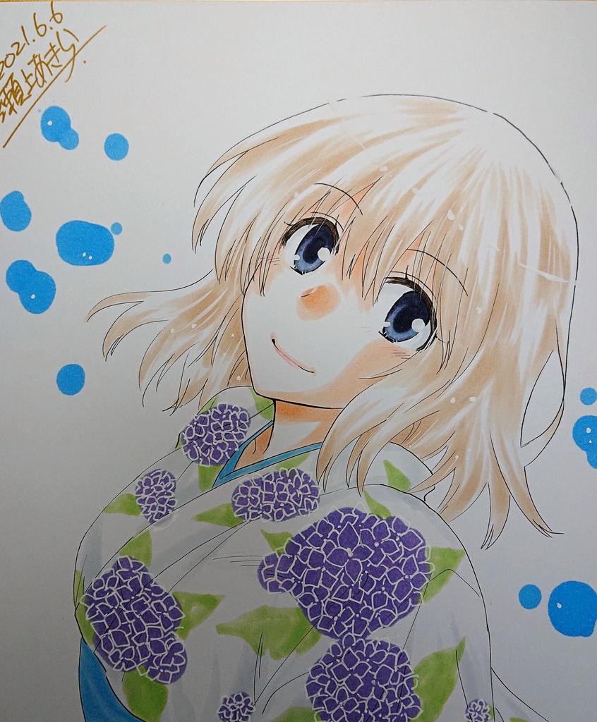 オリジナル色紙