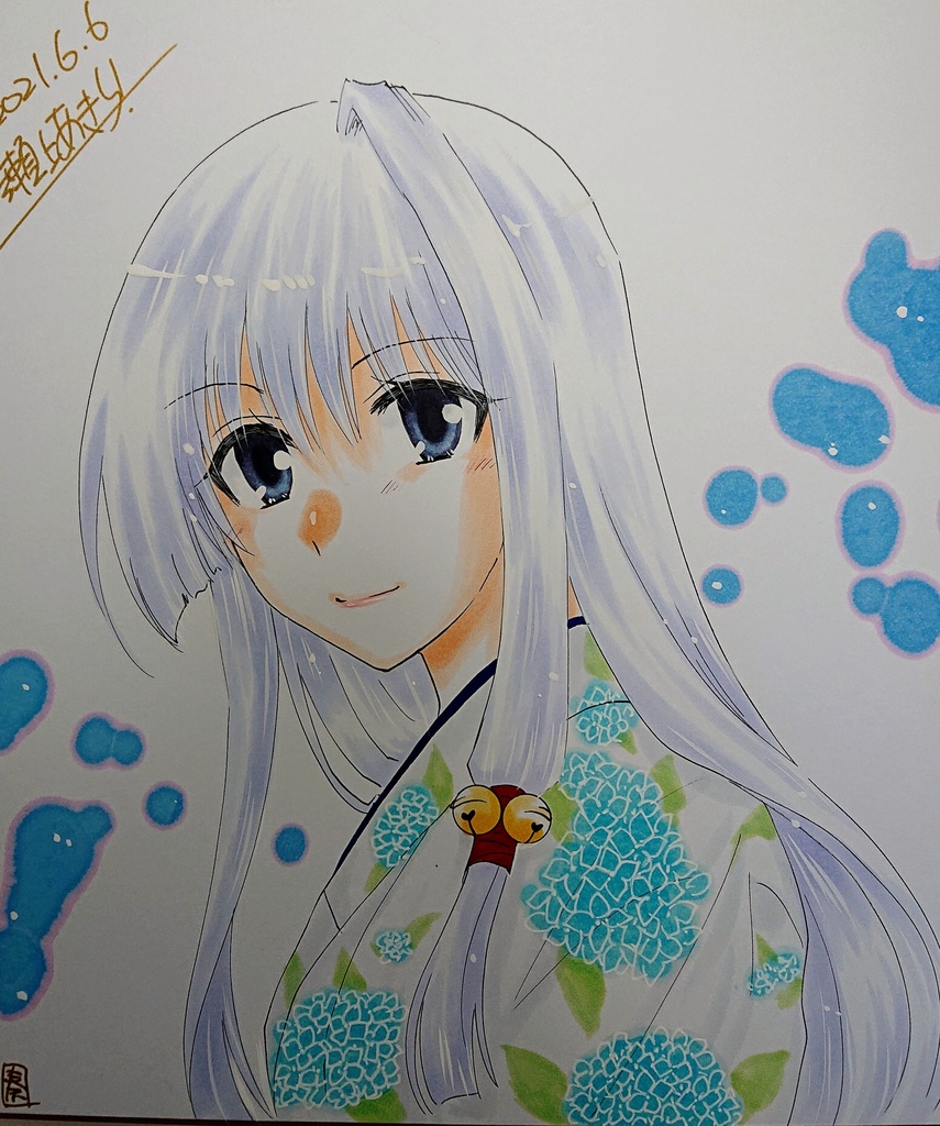 オリジナル色紙