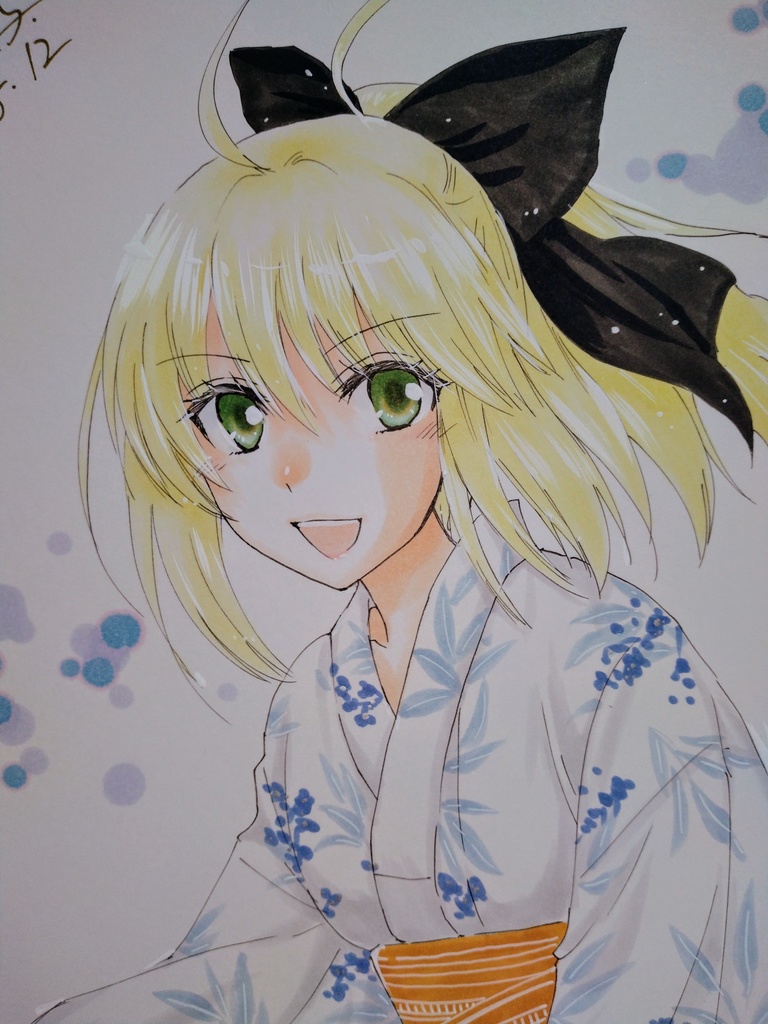 直筆色紙