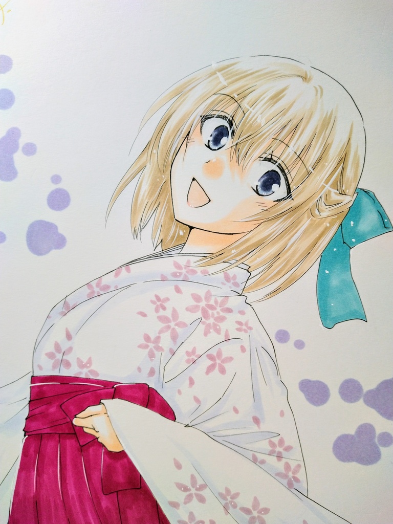 オリジナル色紙