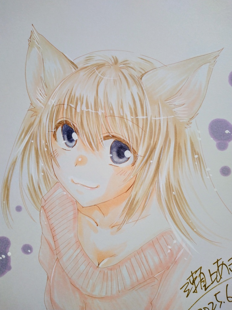 オリジナル色紙