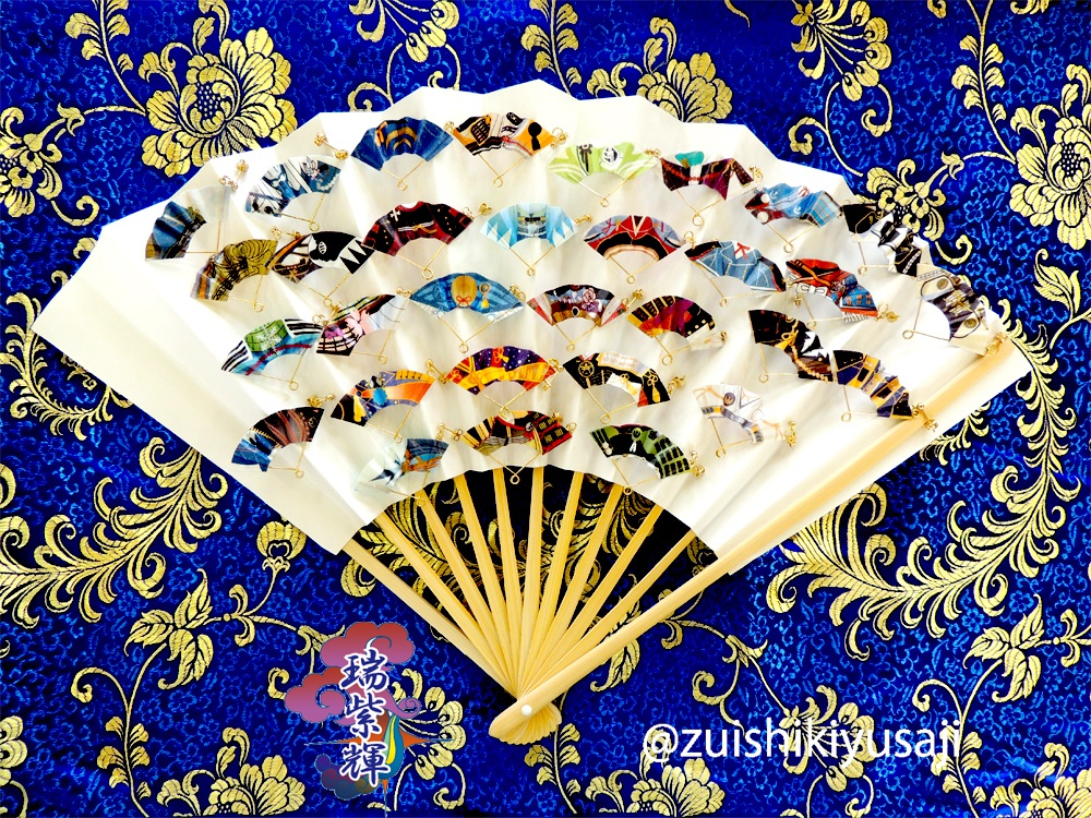 刀剣乱舞ミニ扇・ピアス ・イヤリング ・観賞用ストラップ