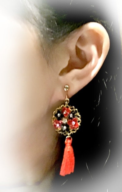 初期刀耳飾りピアス、イヤリング