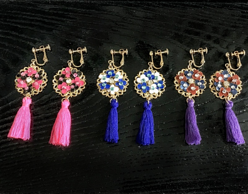 FGO土佐組耳飾りピアス、イヤリング