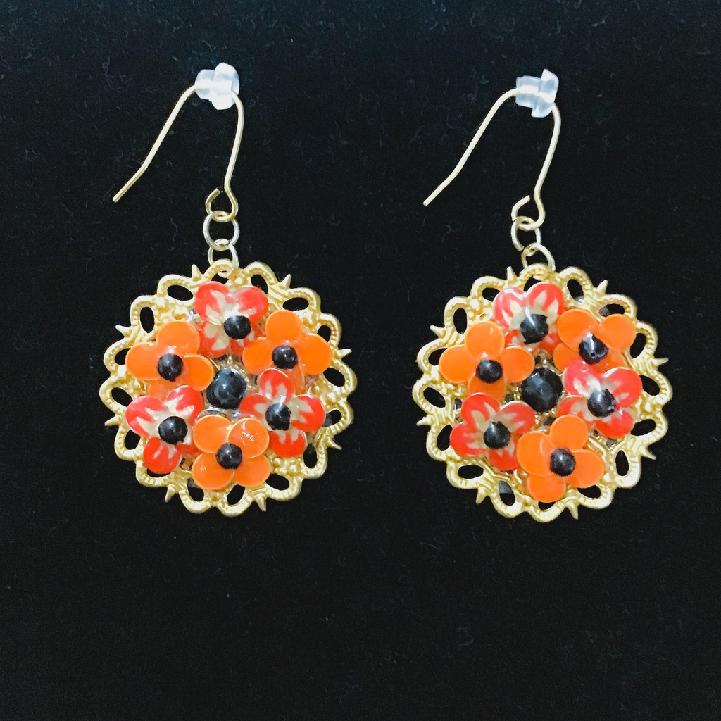 鬼滅の刃イメージフラワー耳飾り