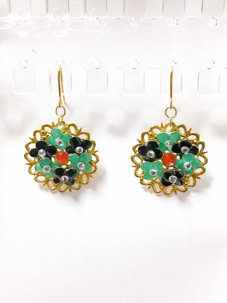 鬼滅の刃イメージフラワー耳飾り