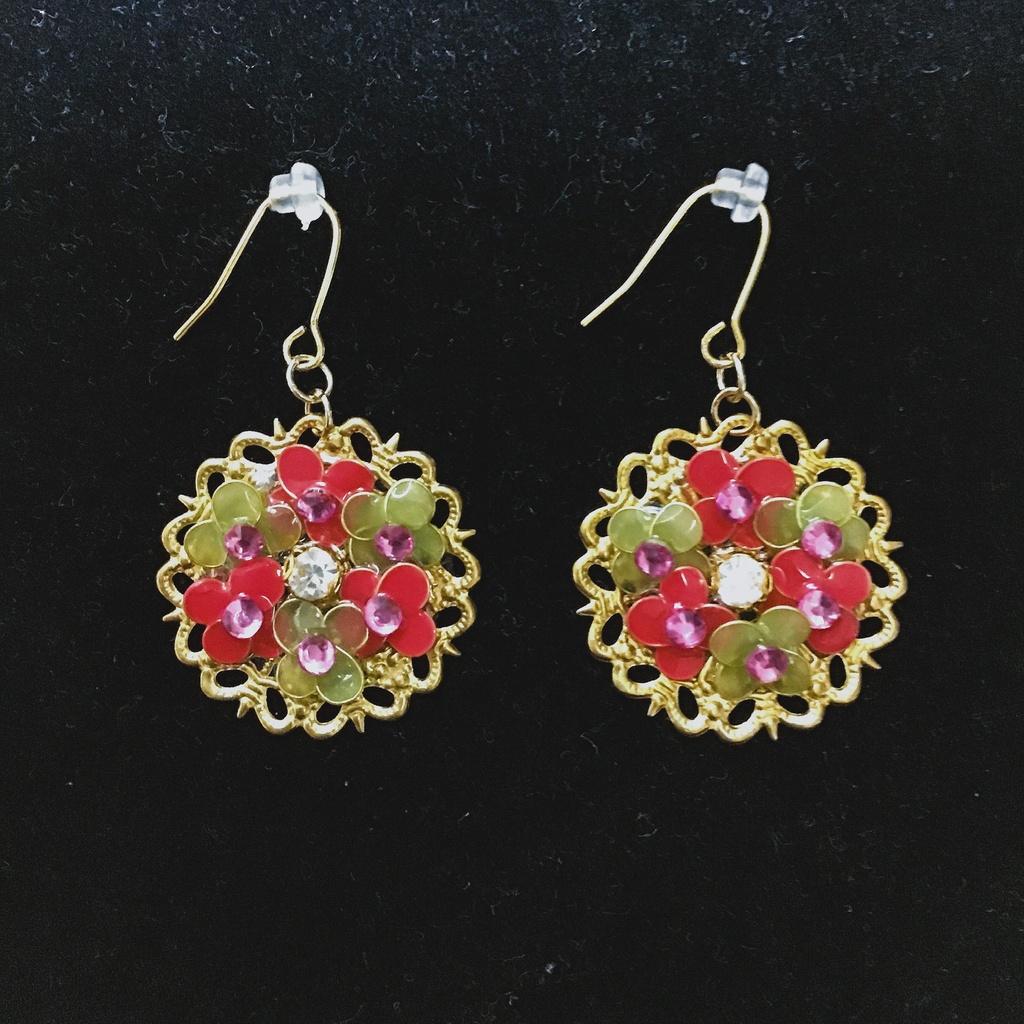 鬼滅の刃イメージフラワー耳飾り