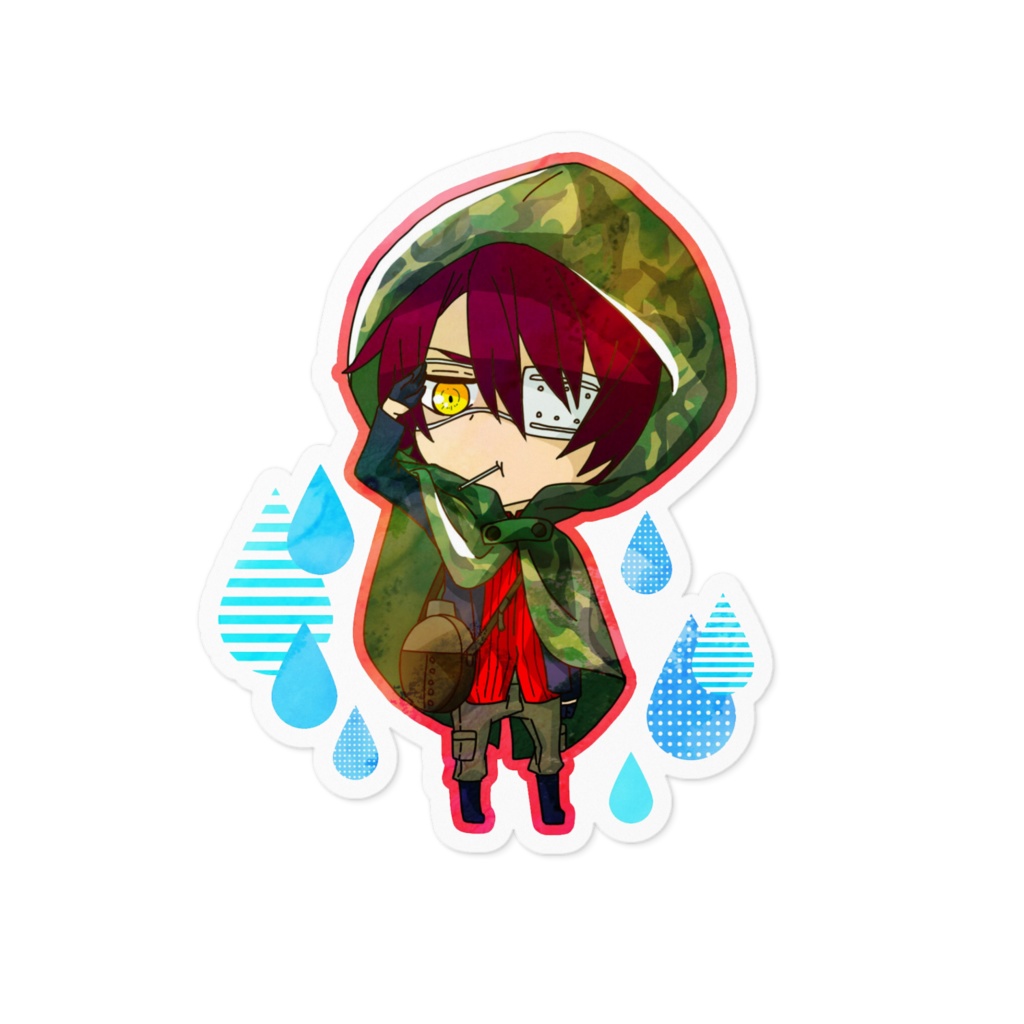 雨ステッカー ジャン