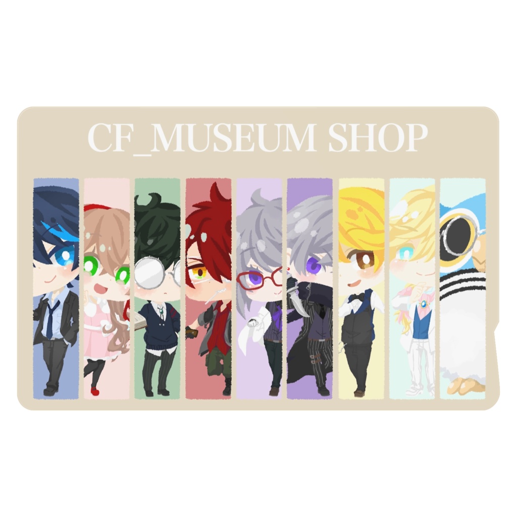 CF_MUSEUM SHOP ICカードステッカー