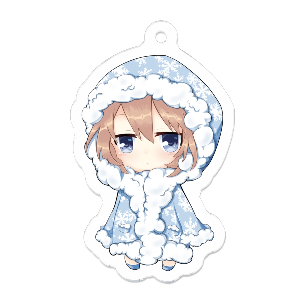 ブランもこもこアクリルキーホルダー