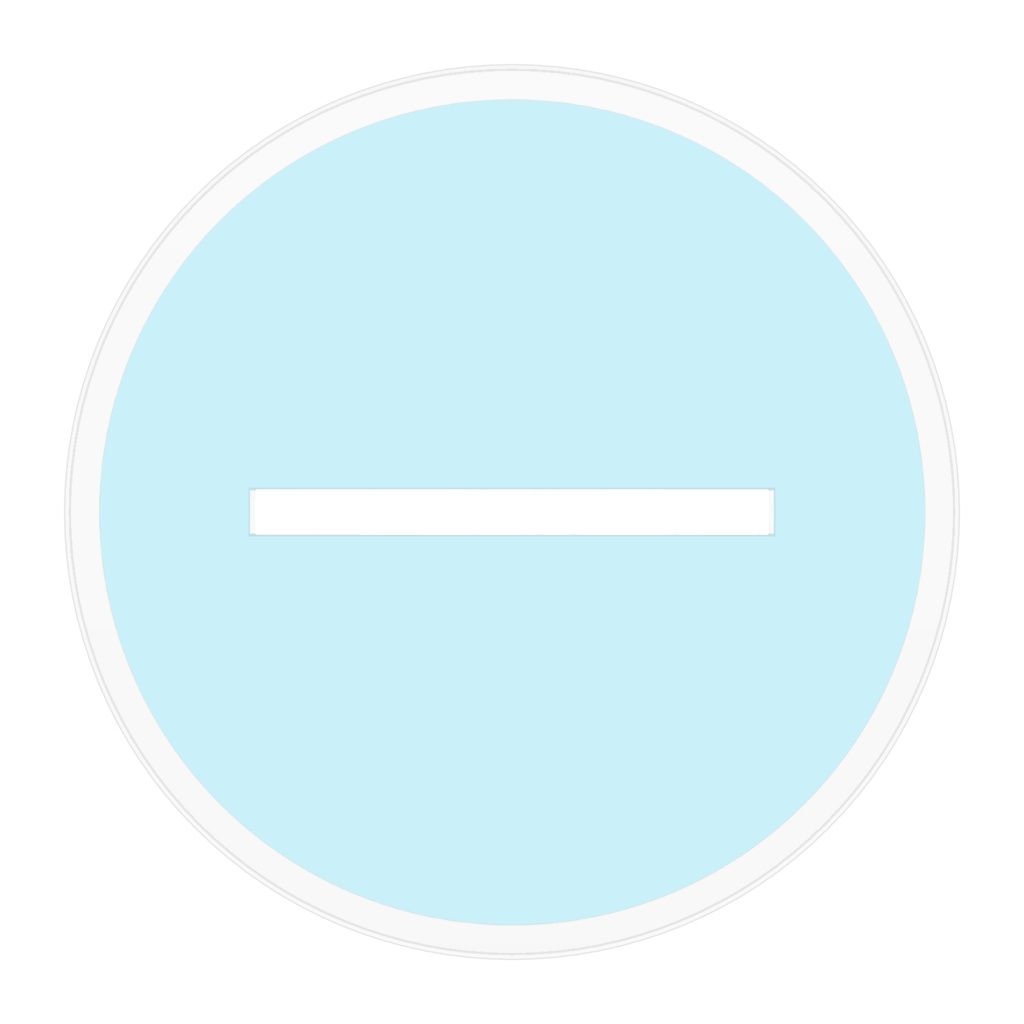 アクリルスタンド 水色髪の女の子