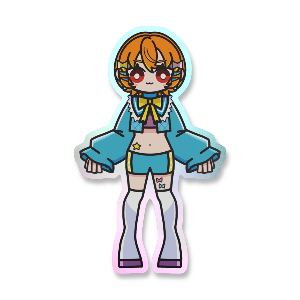 電車で向かいの人の目をつぶすステッカー