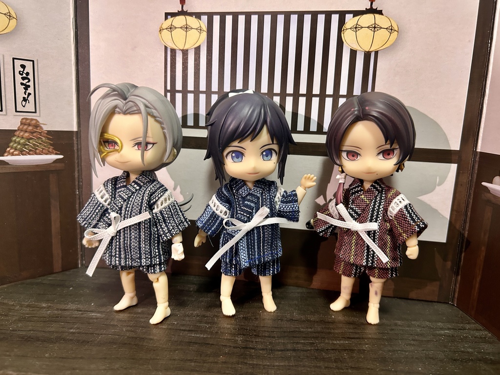 しじら織 甚平 ねんどろいどどーるサイズ