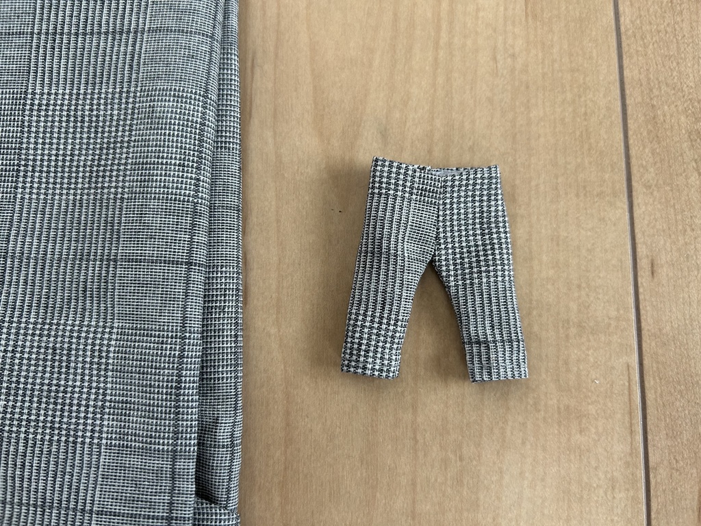 ねんどろいどどーるサイズ　パンツ(千鳥格子）