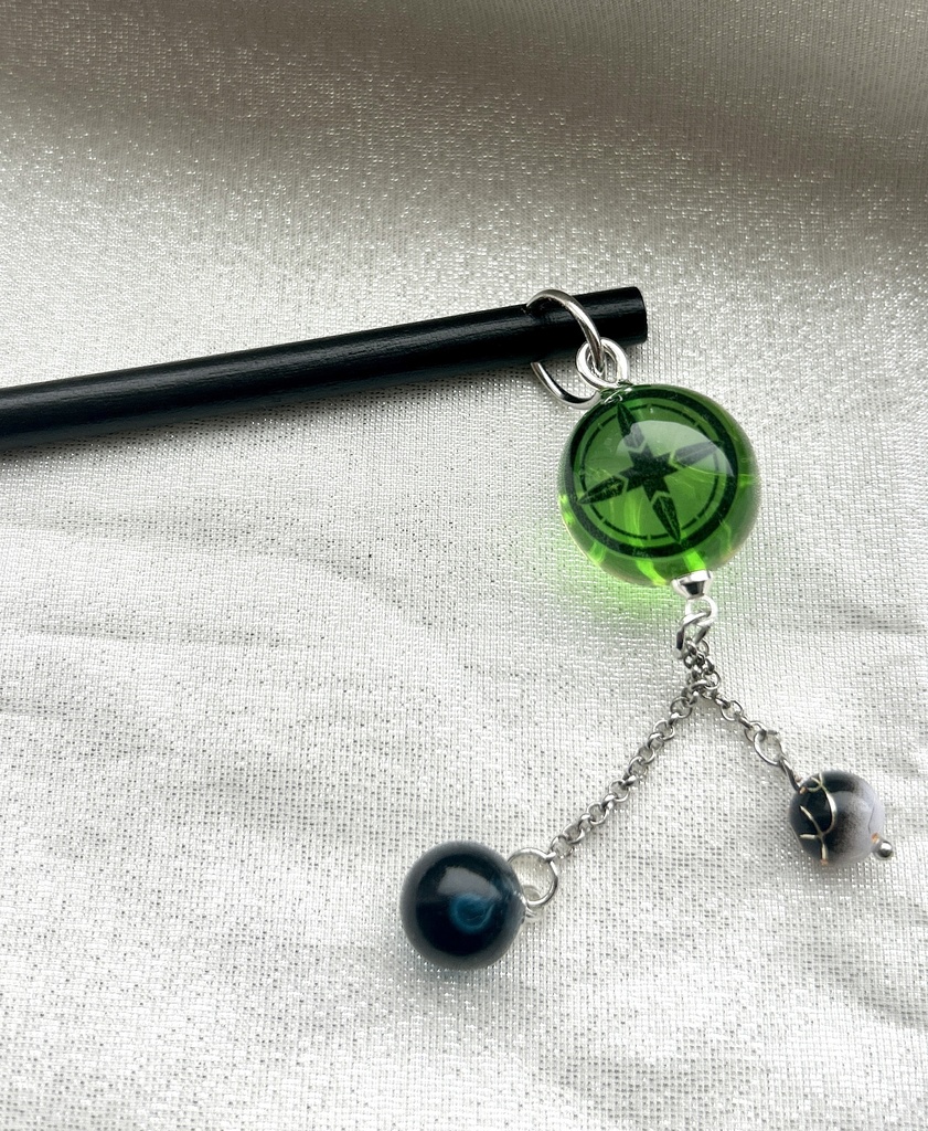 刀紋入り レジン製かんざし2