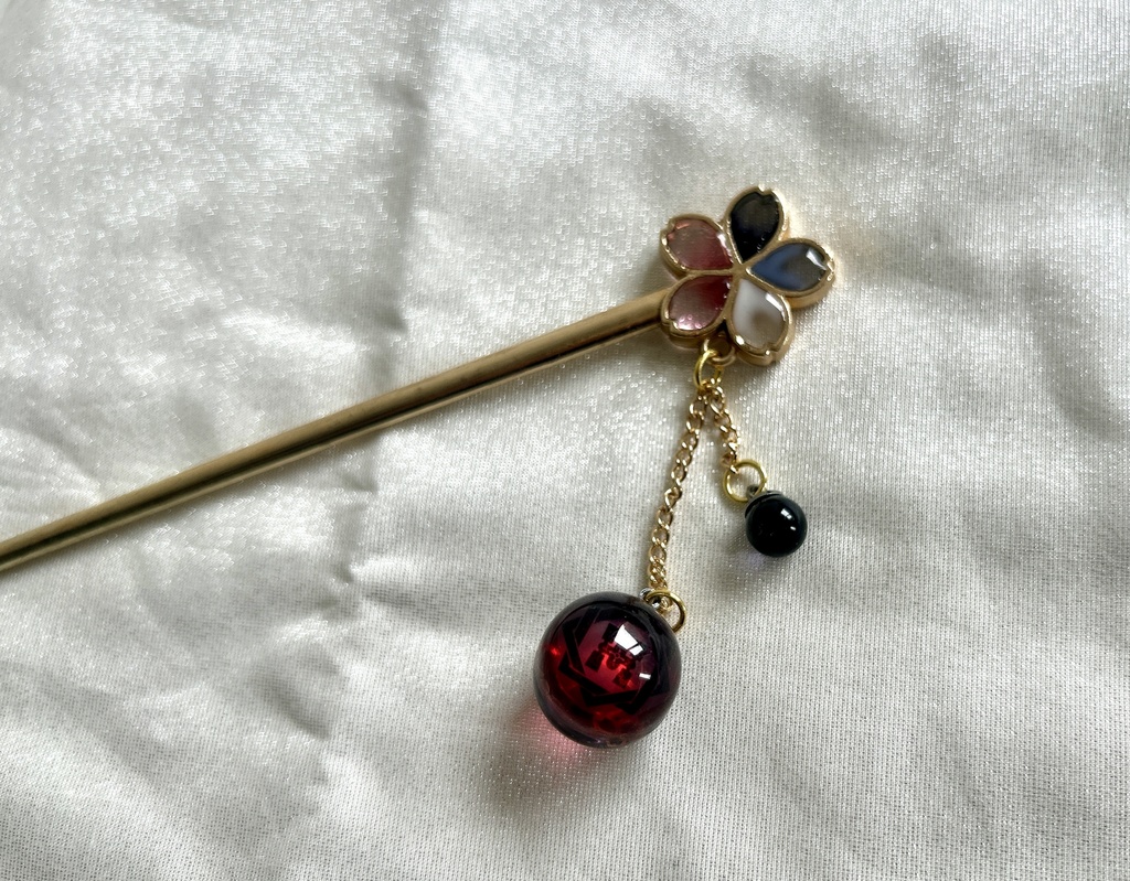 刀紋入り レジン製かんざし2