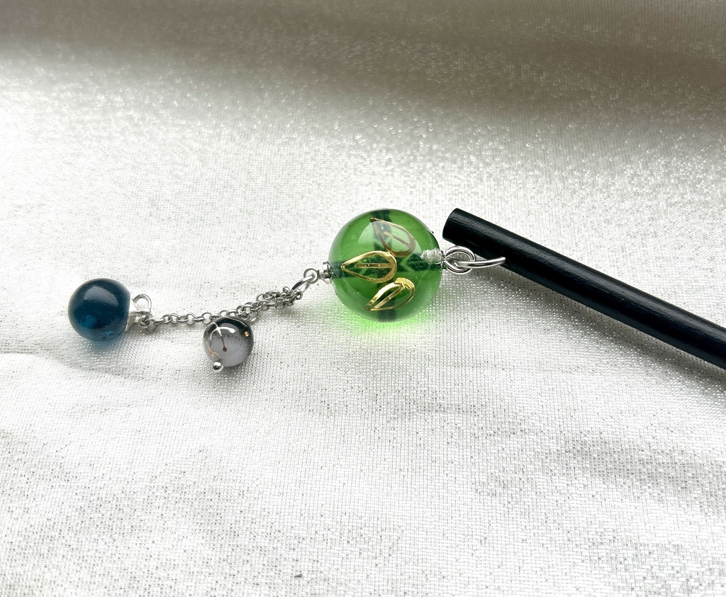 刀紋入り レジン製かんざし2