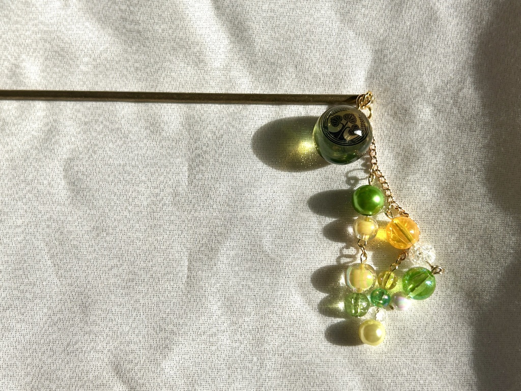 刀紋入り レジン製かんざし3