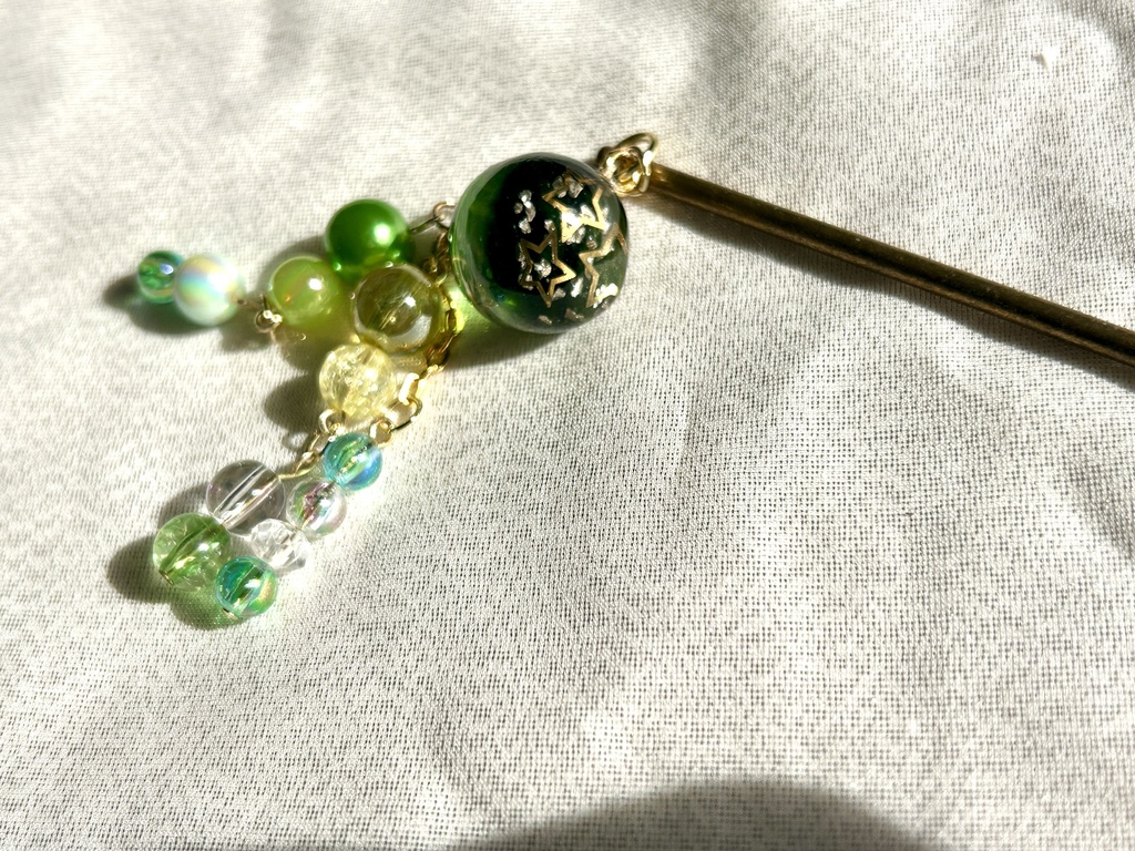 刀紋入り レジン製かんざし3