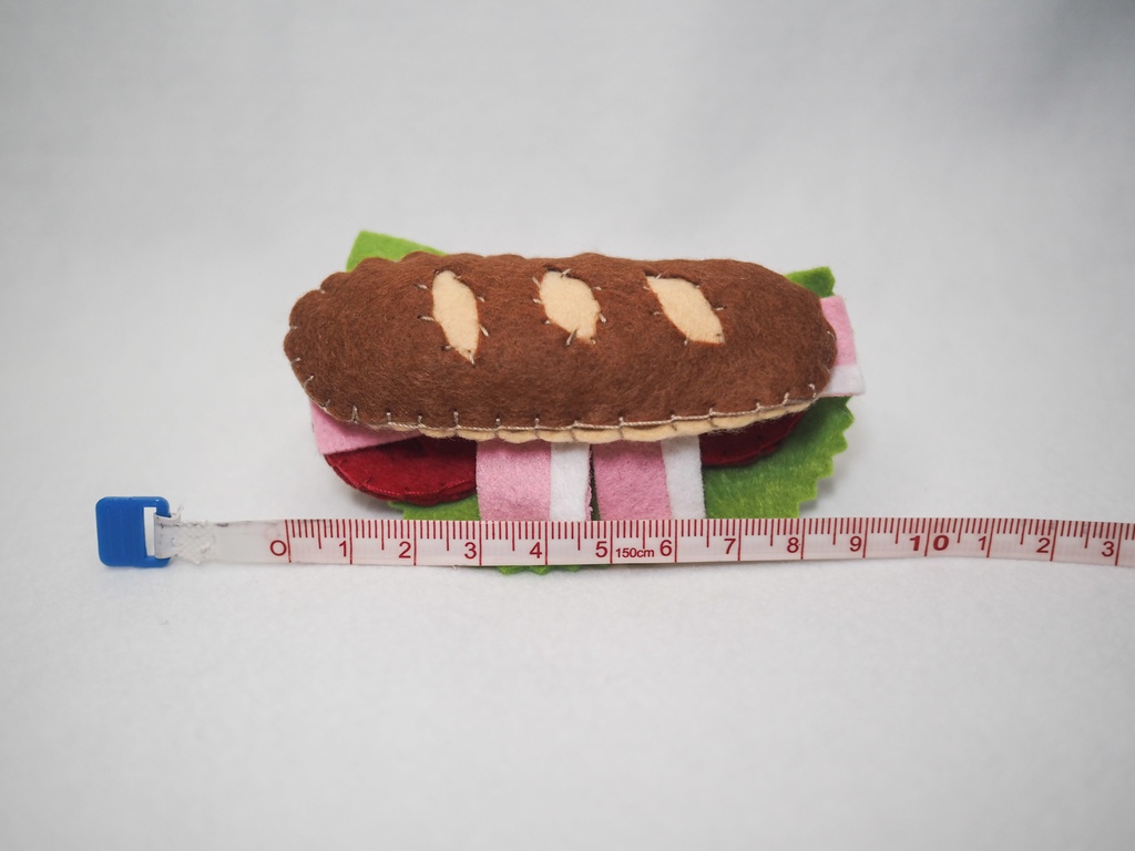 BLTサンドイッチのぬいぐるみ【9㎝・ぬい活用】