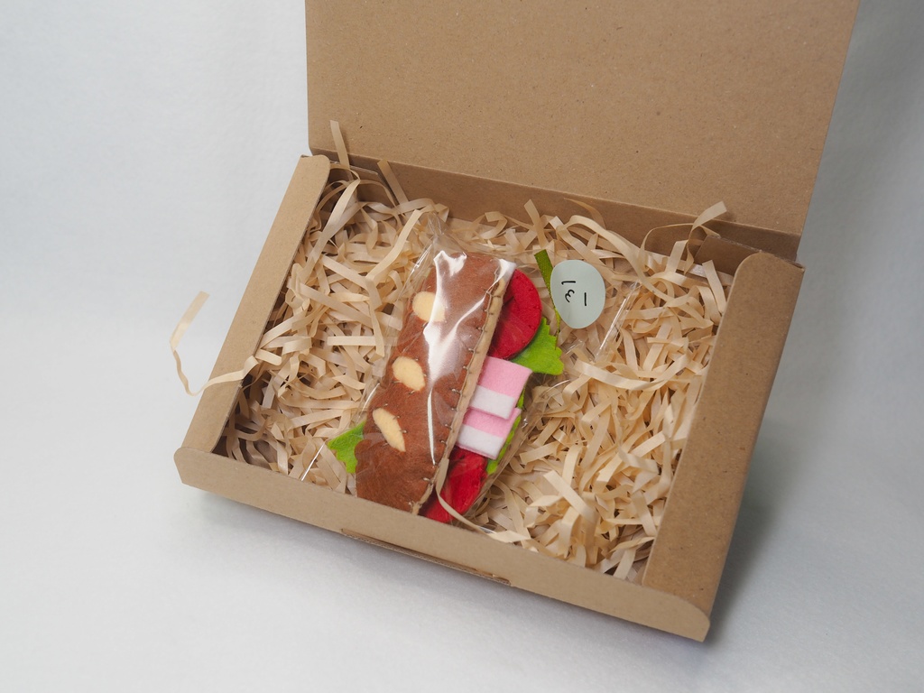 BLTサンドイッチのぬいぐるみ【9㎝・ぬい活用】