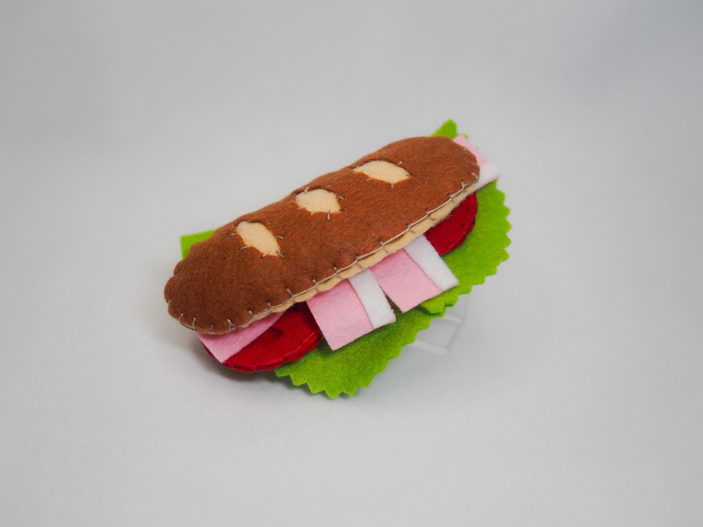 BLTサンドイッチのぬいぐるみ【9㎝・ぬい活用】