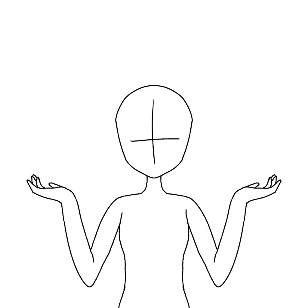トレス素材「？」