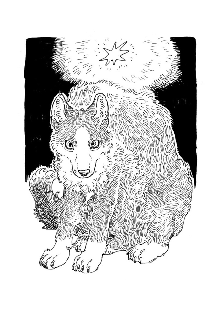 星と犬（原画）