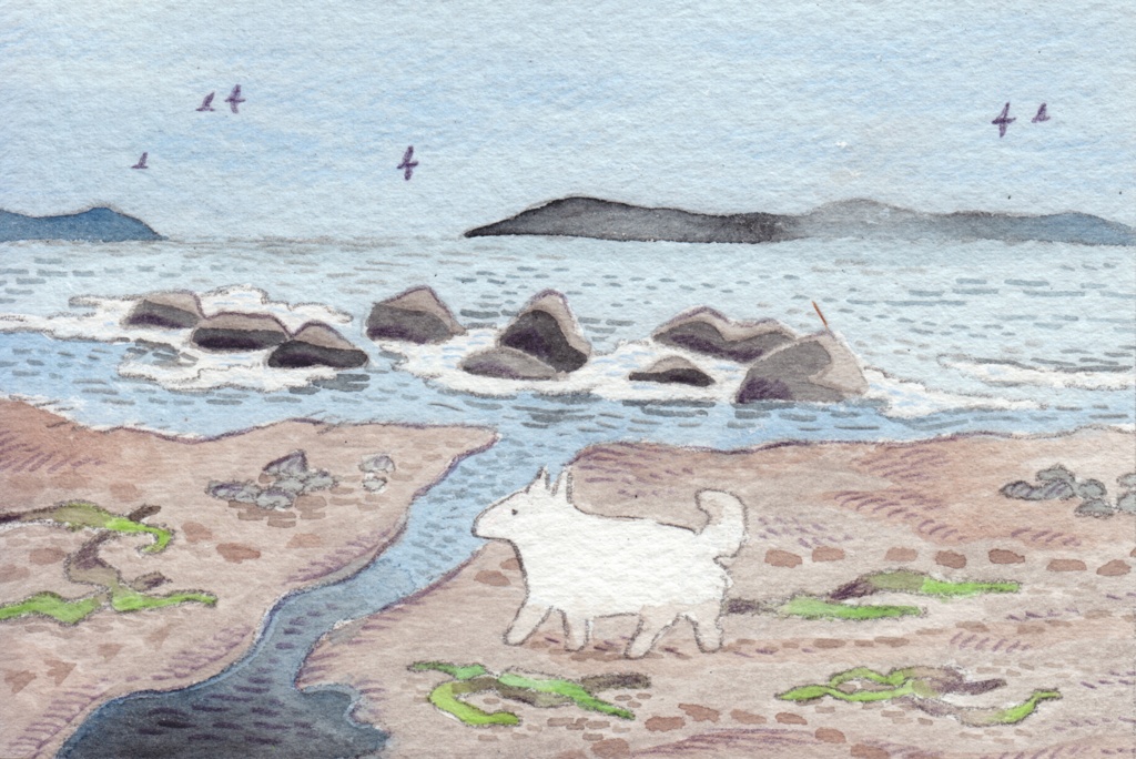 とおくのはまべ（原画）