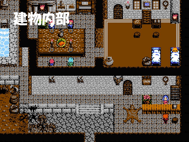 ファミコン風RPG基本マップ素材セット