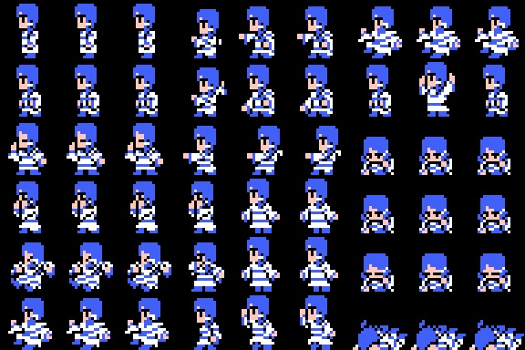 8bitレトログラフィック SVキャラ素材集