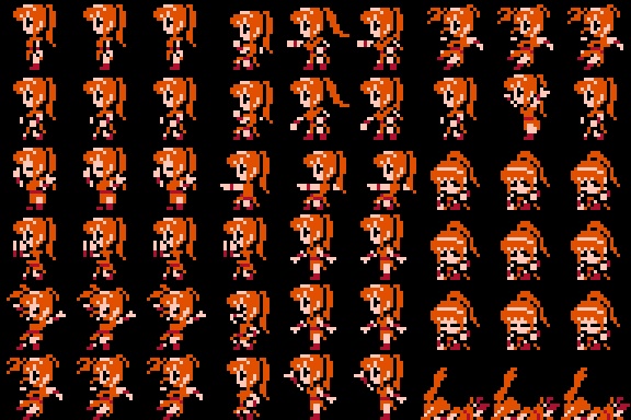 8bitレトログラフィック SVキャラ素材集