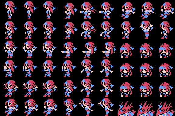 8bitレトログラフィック SVキャラ素材集